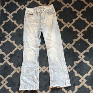 DL1961 Bridget Boot High Rise Jeans in Light Blue